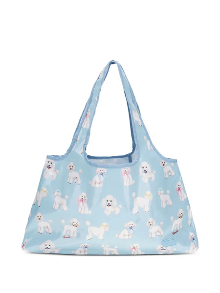  Fiorucci Bolso Shopper Con Perro Estampado - Azul 