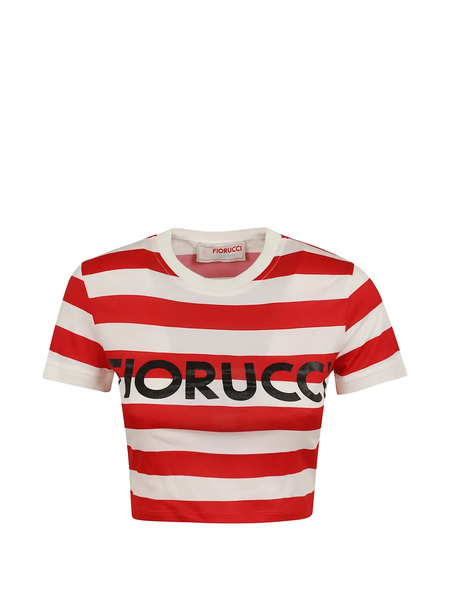  Fiorucci Camiseta A Rayas - Rojo 