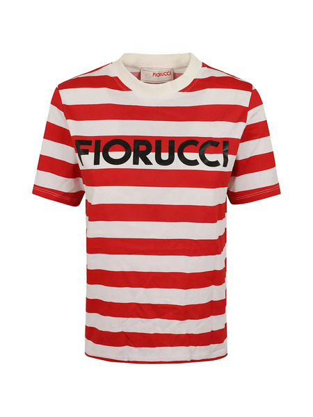  Fiorucci Camiseta A Rayas - Rojo 