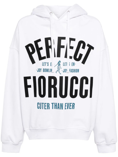 Fiorucci Sudadera Con Capucha Y Estampado Perfect Fiorucci - Blanco 