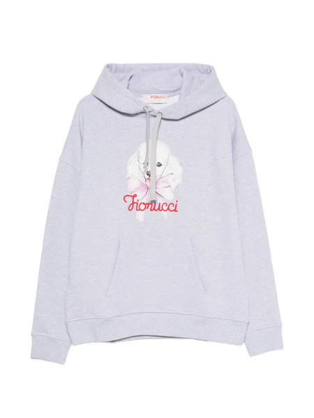  Fiorucci Sudadera Con Capucha Y Perro Estampado - Gris 