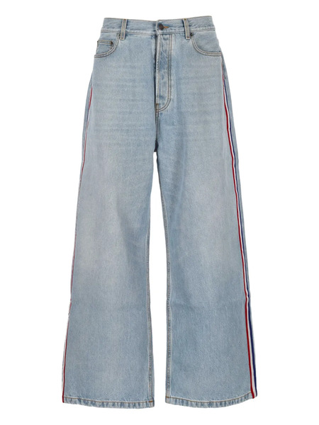  Fiorucci Vaqueros Con Parche Del Logo - Azul 