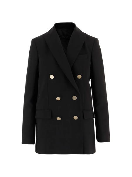 F.it Blazer Con Doble Botonadura - Negro 