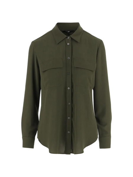  F.it Camisa Con Bolsillo Con Solapa - Verde 