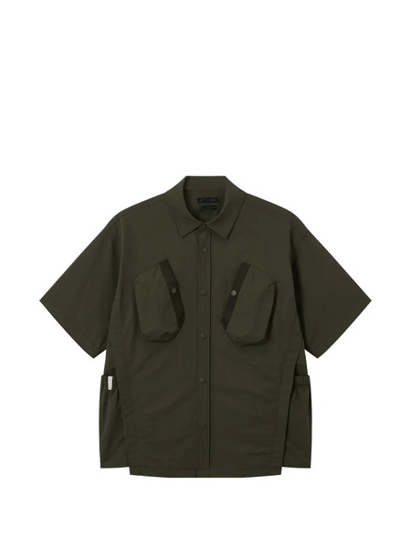  Five Cm Camisa Con Botones - Verde 