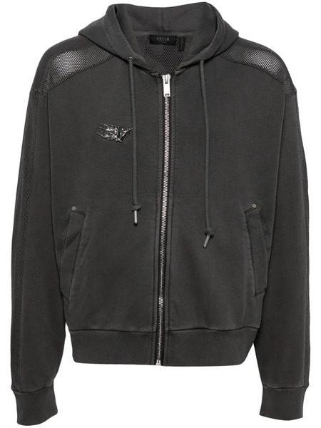  Five Cm Sudadera Con Capucha Y Diseño Patchwork - Gris 