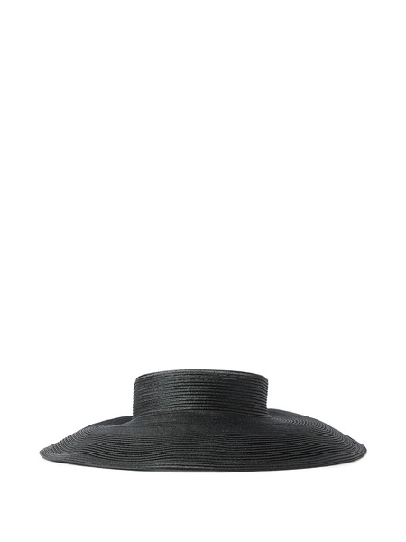  Flapper Sombrero De Verano De Ala Ancha - Negro 