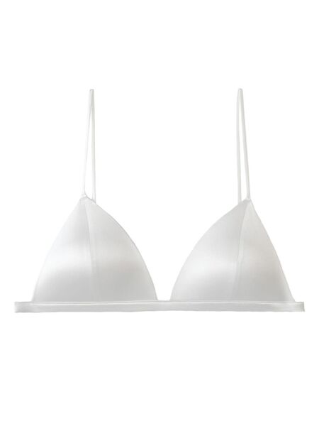  Fleur Du Mal Sujetador Molded Luxe Con Diseño Triangular - Blanco 