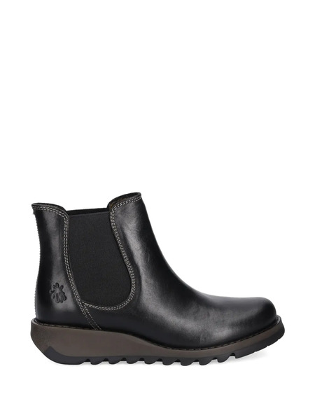  Fly London Botas Con Panel Elástico - Negro 