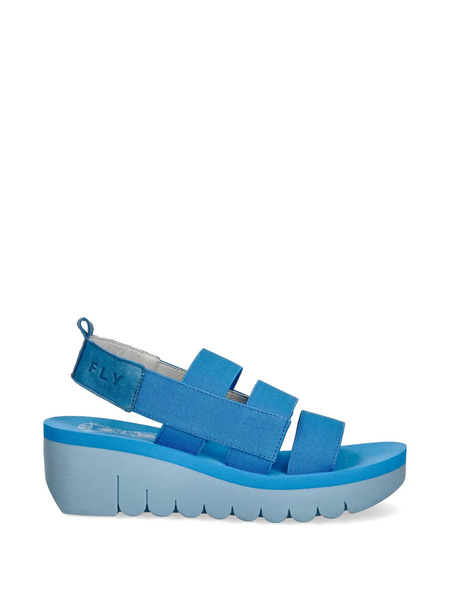  Fly London Sandalias Wedge - Azul 