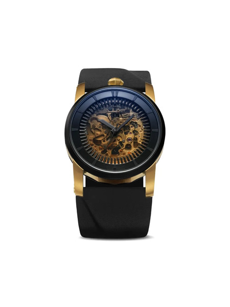  Fob Paris Reloj Skeleton De 40 Mm - Dorado 