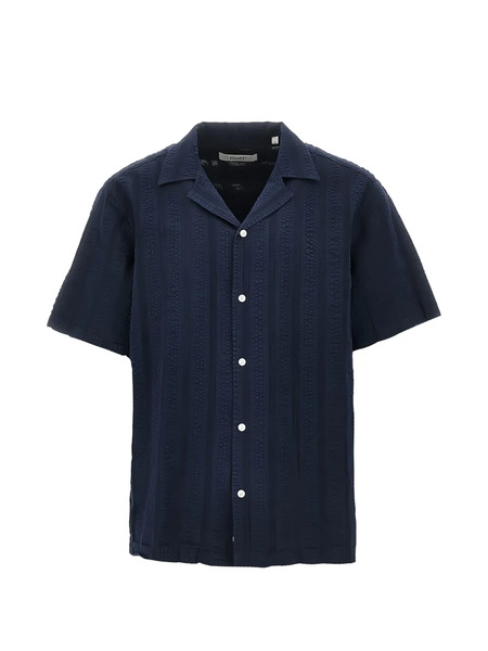  Foret Camisa Con Botones - Azul 
