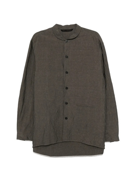  Forme D'expression Camisa Con Acabado Fruncido - Gris 