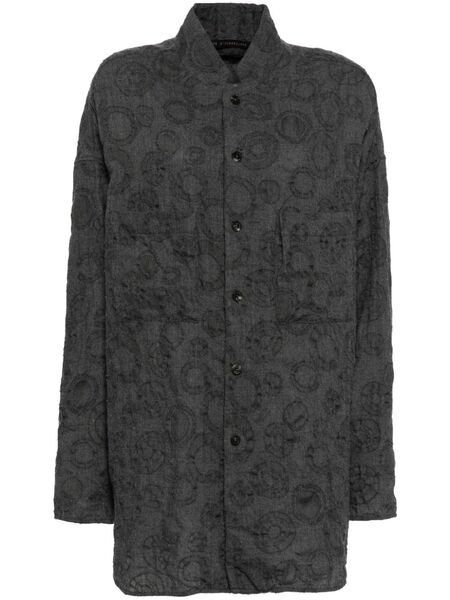  Forme D'expression Camisa Con Motivo Floral - Gris 