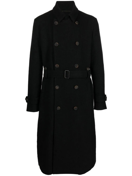  Forme D'expression Gabardina Con Doble Botonadura - Negro 