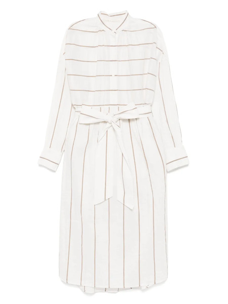  Forme D'expression Vestido A Rayas - Neutro 