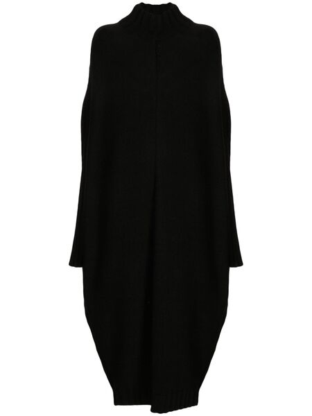  Forme D'expression Vestido Midi Con Cuello Alzado - Negro 