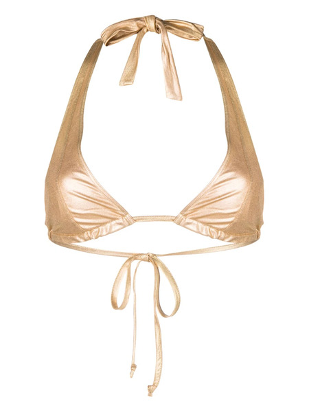  Forte Forte Bikini Con Cuello Halter - Dorado 