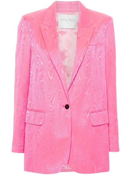  Forte Forte Blazer Con Botones - Rosa 
