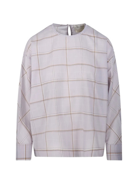  Forte Forte Blusa A Cuadros - Morado 