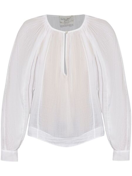  Forte Forte Blusa De Gasa - Blanco 