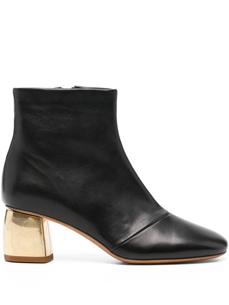  Forte Forte Botines Con Tacón Grueso - Negro 