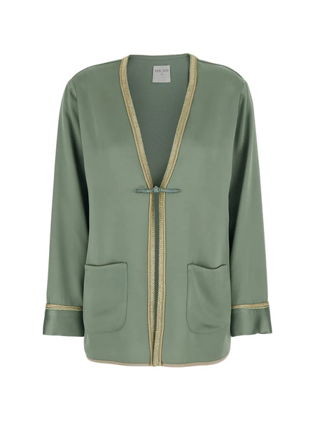  Forte Forte Chaqueta Con Ribete - Verde 