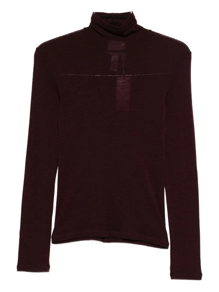  Forte Forte Jersey Con Cuello Alto - Rojo 