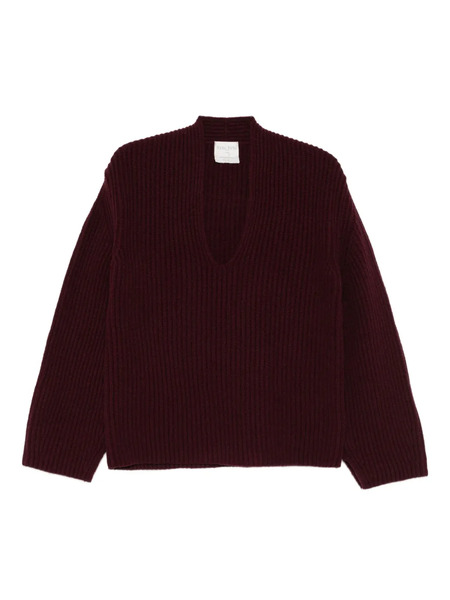  Forte Forte Jersey Con Cuello En V - Rojo 