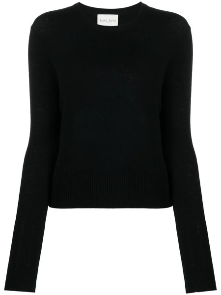  Forte Forte Jersey Con Cuello Redondo - Negro 