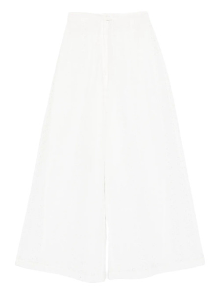  Forte Forte Pantalones Con Lunares - Blanco 