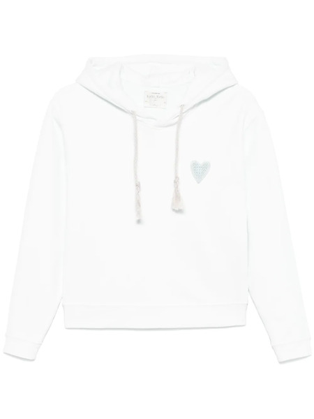  Forte Forte Sudadera Con Capucha Y Parche Del Logo - Azul 