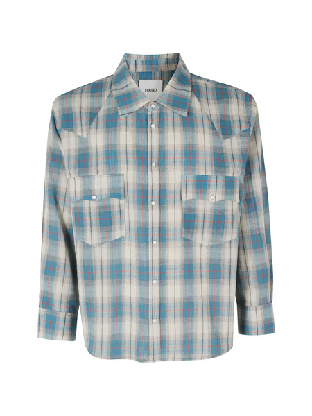 Found Camisa De Manga Larga - Azul 