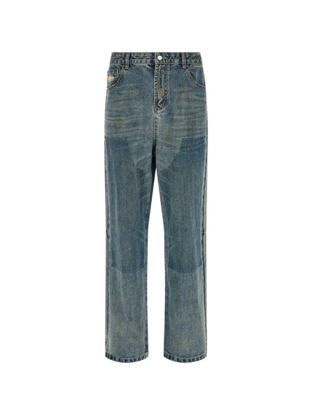  Found Vaqueros Double Knee Carpenter - Azul 