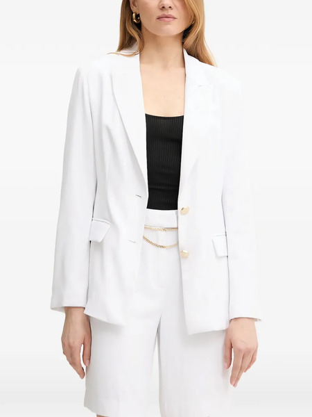  Fracomina Blazer Con Botones - Blanco 
