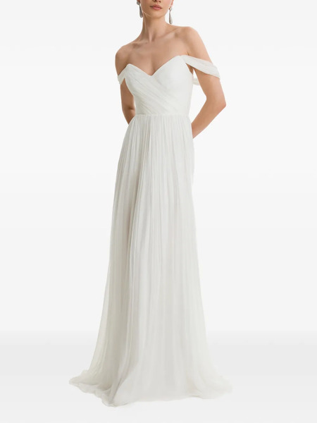  Framboise Vestido Largo Kester - Blanco 