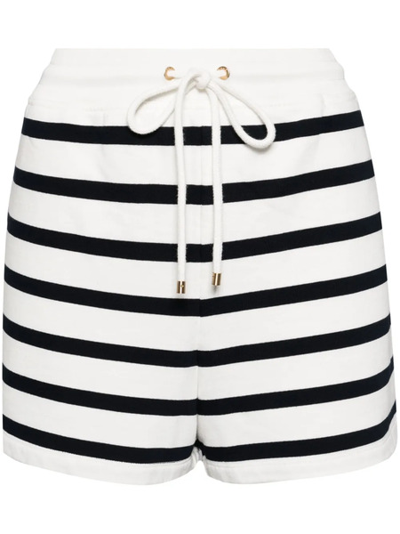  Frame Bermudas Varsity A Rayas - Blanco 