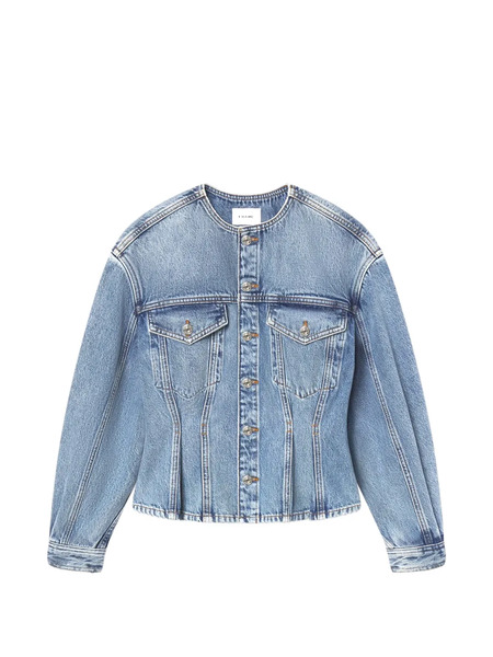  Frame Chaqueta Sin Cuello - Azul 