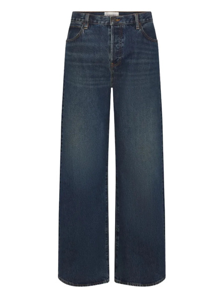  Frame Pantalones Anchos - Azul 