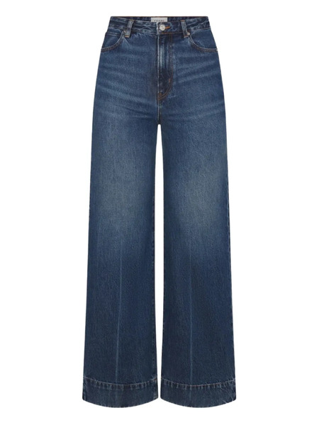  Frame Pantalones Anchos - Azul 