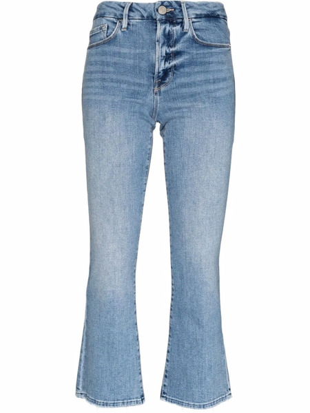  Frame Vaqueros Le Crop Mini Boot - Azul 