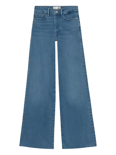  Frame Vaqueros Le Easy Flare Raw - Azul 