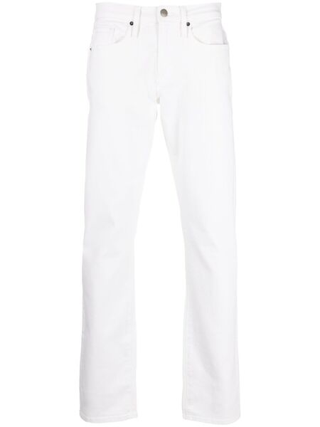  Frame Vaqueros Rectos Con Cinco Bolsillos - Blanco 