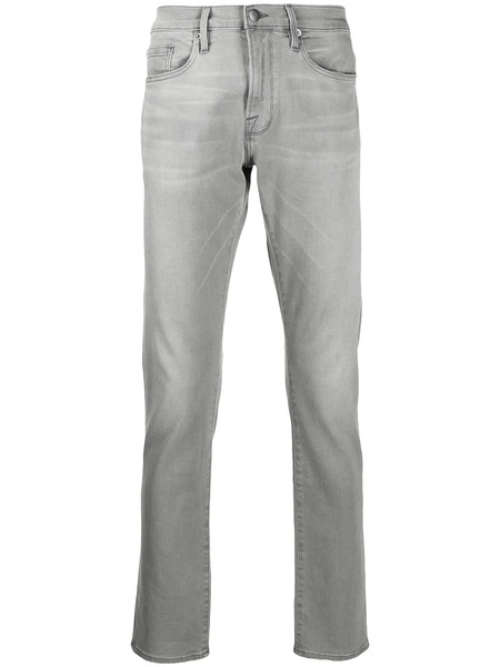  Frame Vaqueros Slim Largos - Gris 