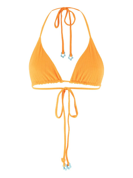  Frankies Bikinis Top De Bikini Con Diseño Triangular - Naranja 