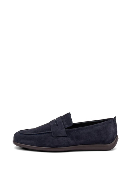  Frau Mocasines Con Puntera Cuadrada - Azul 