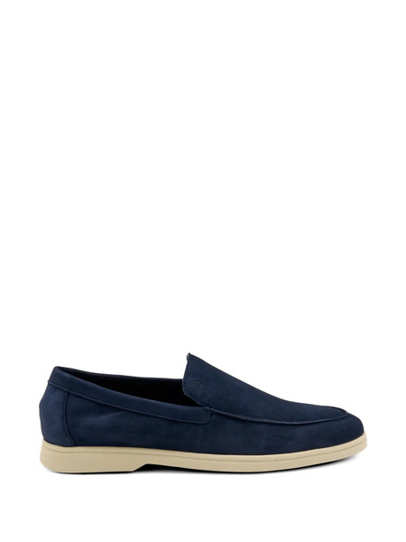  Frau Mocasines Con Puntera De Almendra - Azul 