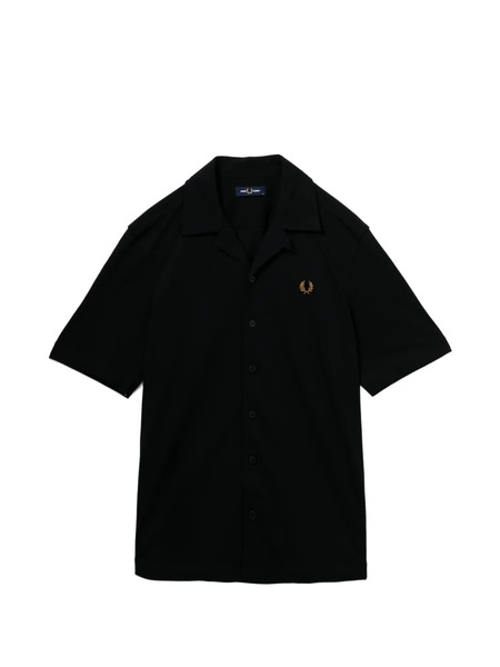  Fred Perry Camisa Compress - Negro 