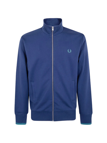  Fred Perry Jersey Con Logo Bordado - Azul 