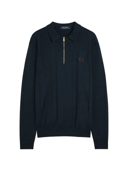  Fred Perry Jersey Tonal Stripe Knitted - Azul 